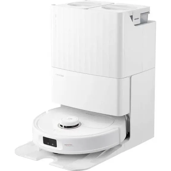 Roborock Qrevo MaxV Robotic Vacuum Cleaner, White
