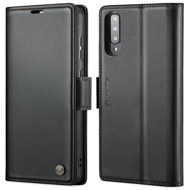 Samsung A50 Lompakko Suojakotelo Musta