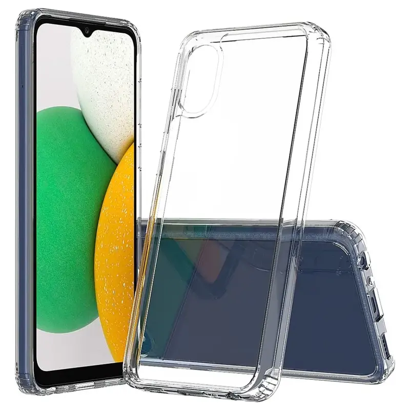 Samsung Galaxy A03 Silikonikuori - Läpinäkyvä