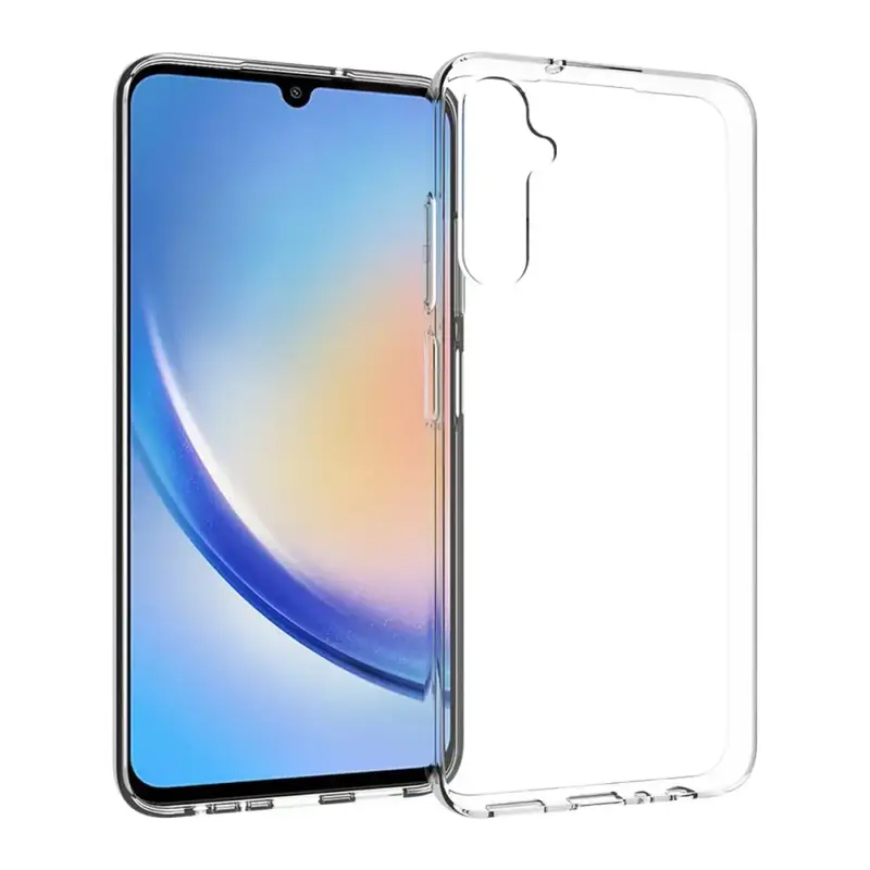 Samsung Galaxy A05s Silikoni suojakuori - Läpinäkyvä