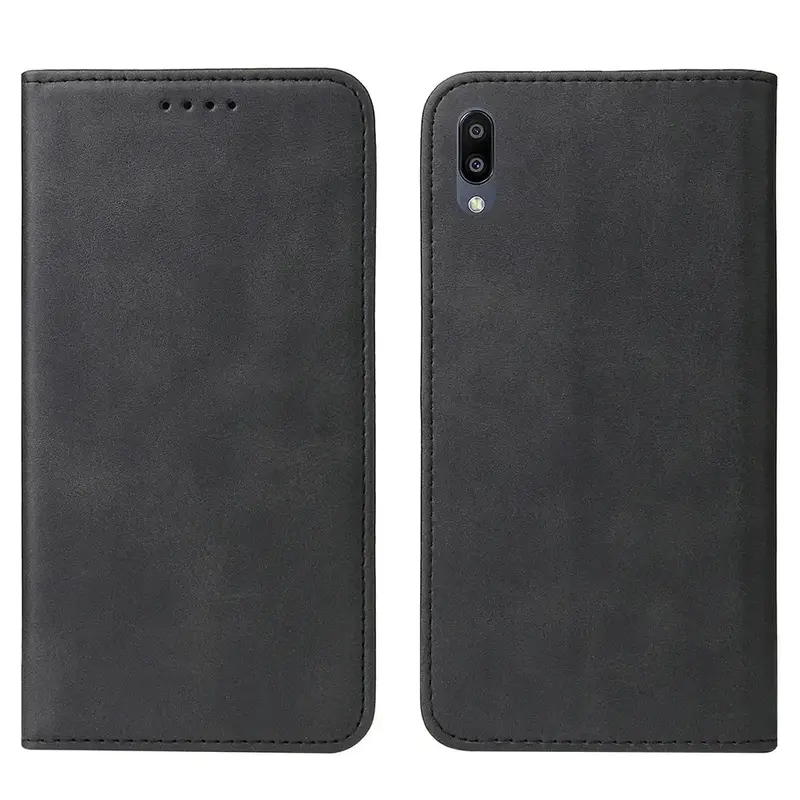 Samsung Galaxy A10 Unitec Lompakko Suojakotelo Musta
