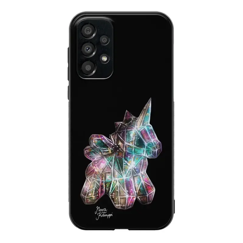 Samsung Galaxy A13 4G unicorn suojakuoret - Musta - Noora Kämppi