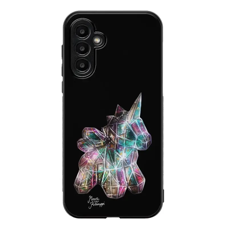Samsung Galaxy A13 5G unicorn suojakuoret - Musta - Noora Kämppi
