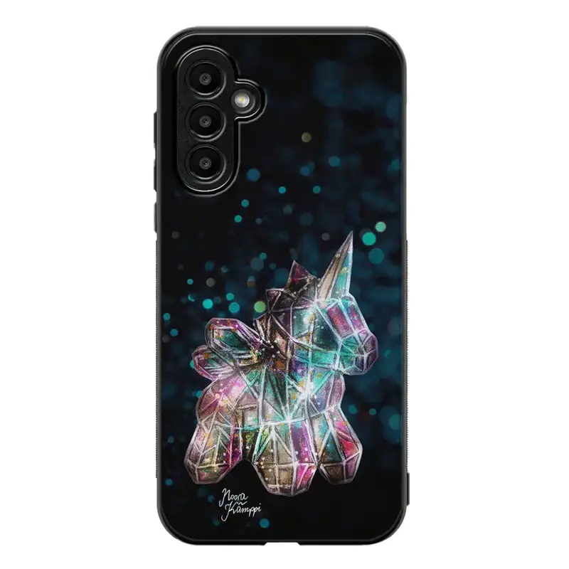 Samsung Galaxy A15 unicorn suojakuoret - Sininen - Noora Kämppi