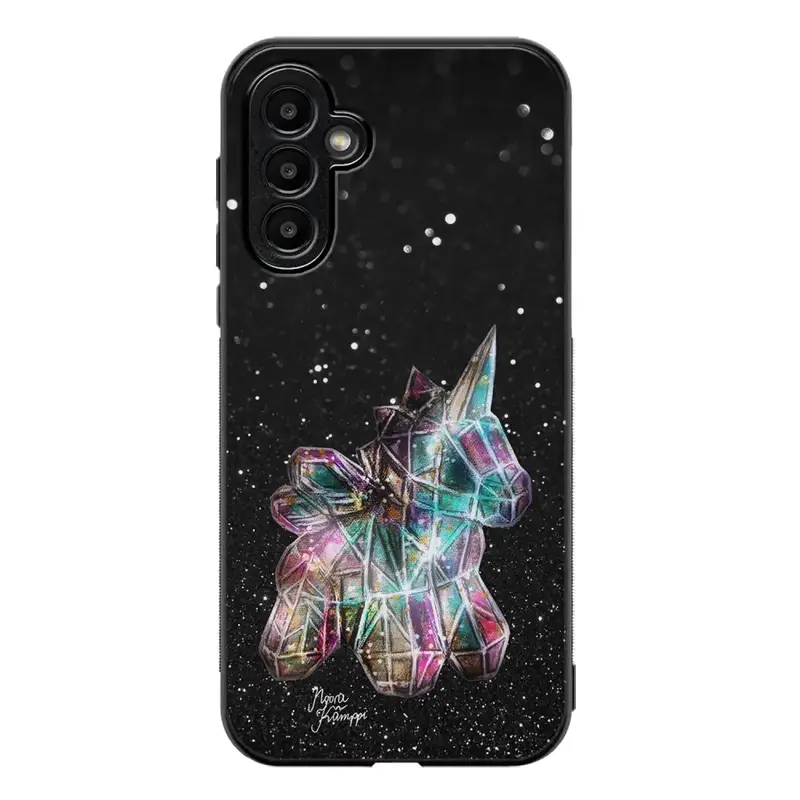 Samsung Galaxy A15 unicorn suojakuoret - Valkoinen - Noora Kämppi