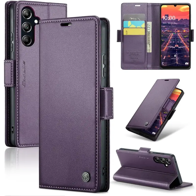 Samsung Galaxy A16 5G Lompakko suojakotelo RFID - Violetti - CaseMe
