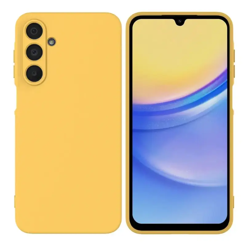 Samsung Galaxy A16 Silikonikuori - Keltainen