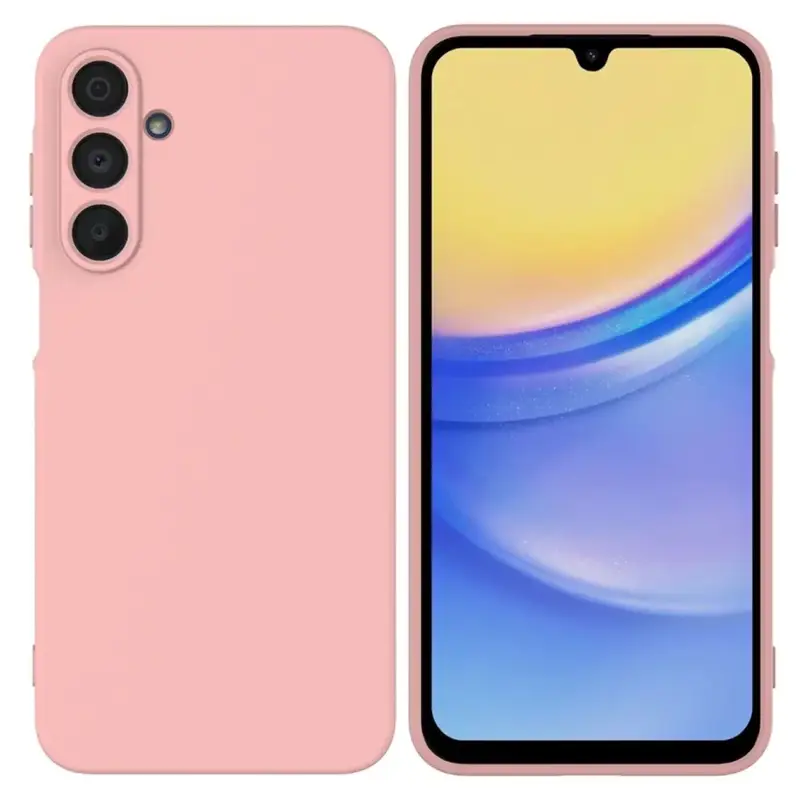 Samsung Galaxy A16 Silikonikuori - Vaaleanpunainen