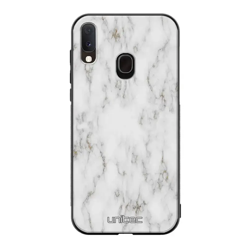 Samsung Galaxy A20e marmori suojakuoret - White Marble