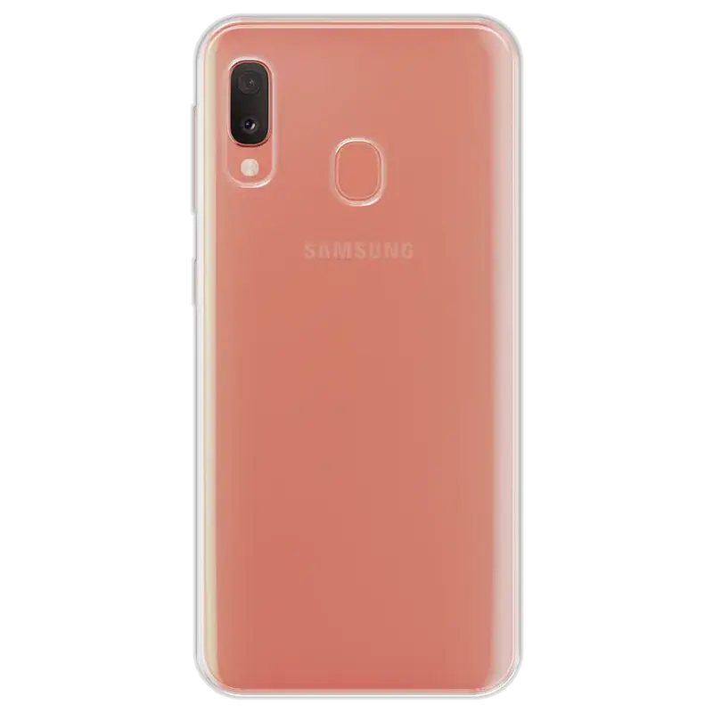 Samsung Galaxy A20e Silikonikuori - Läpinäkyvä