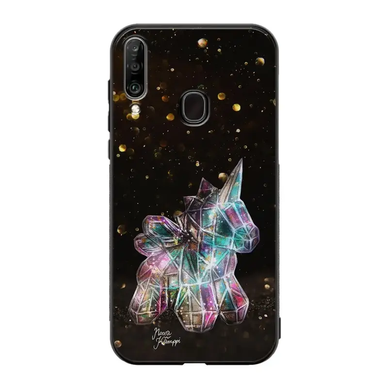 Samsung Galaxy A20s unicorn suojakuoret - Kulta - Noora Kämppi