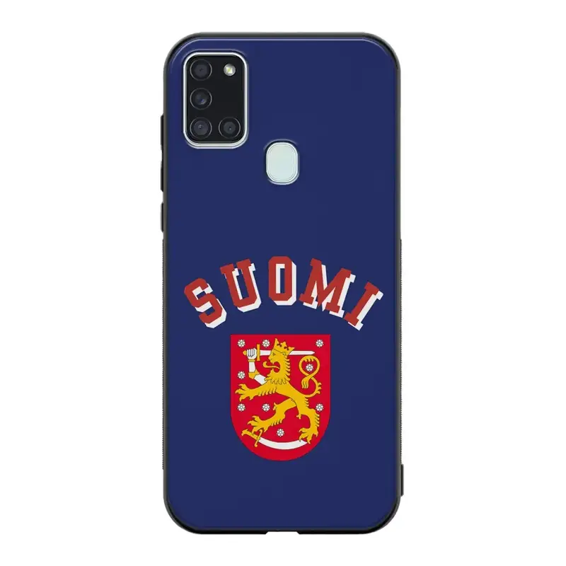Samsung Galaxy A21s jääkiekko suojakuoret - Leijonat Suomi