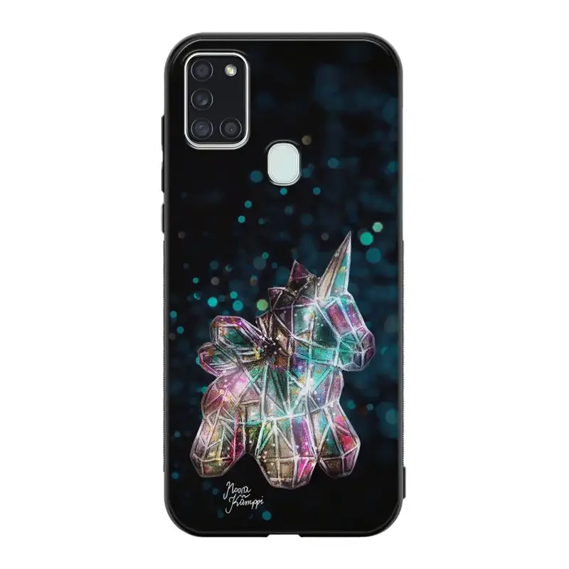 Samsung Galaxy A21s unicorn suojakuoret - Sininen - Noora Kämppi