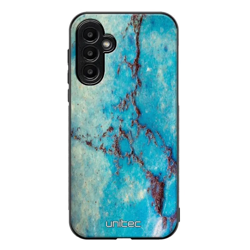 Samsung Galaxy A37 marmori suojakuoret - Turquoise Marble