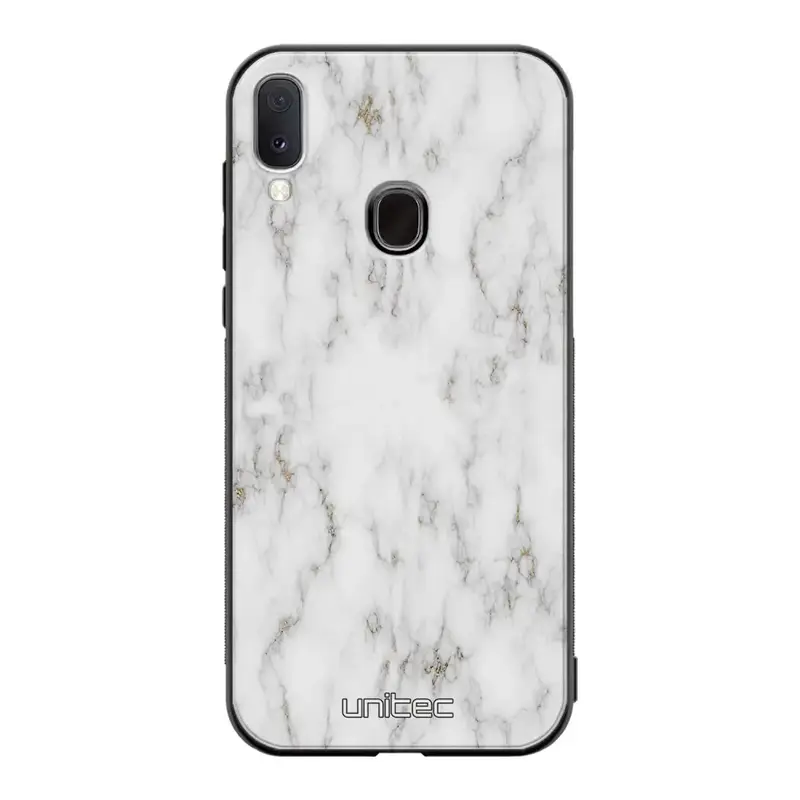 Samsung Galaxy A40 marmori suojakuoret - White Marble