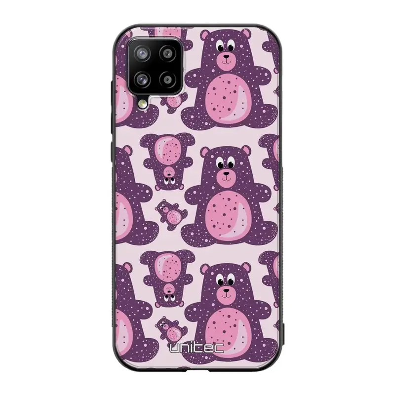 Samsung Galaxy A42 suojakuoret - Purple Teddy Bear