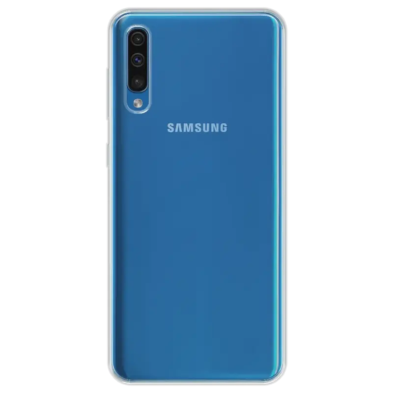 Samsung Galaxy A50 Silikonikuori - Läpinäkyvä