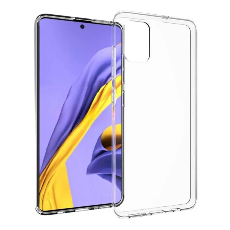 Samsung Galaxy A51 4G Silikonikuori - Läpinäkyvä