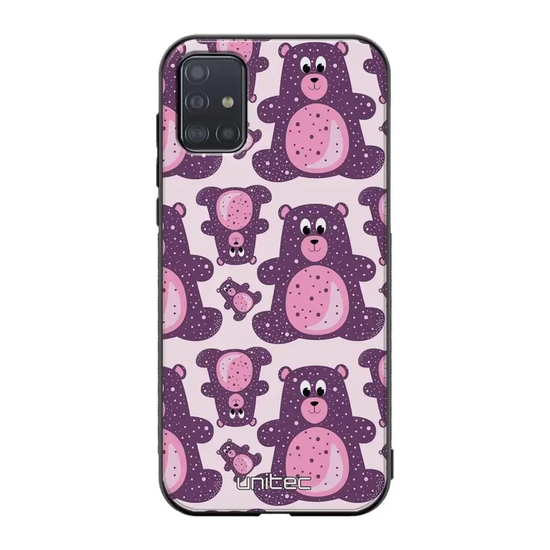 Samsung Galaxy A51 4G suojakuoret - Purple Teddy Bear