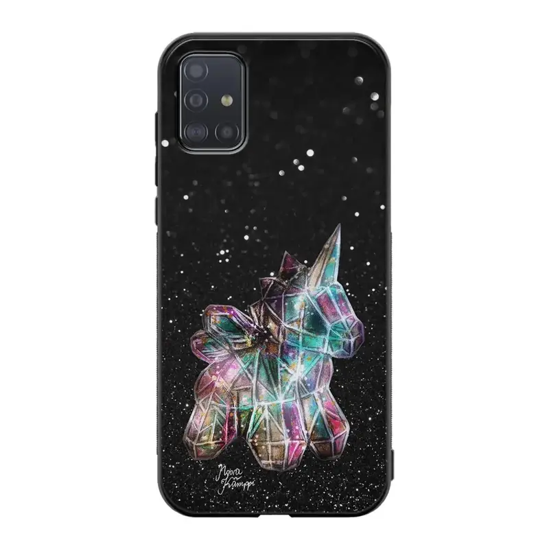 Samsung Galaxy A51 5G unicorn suojakuoret - Valkoinen - Noora Kämppi