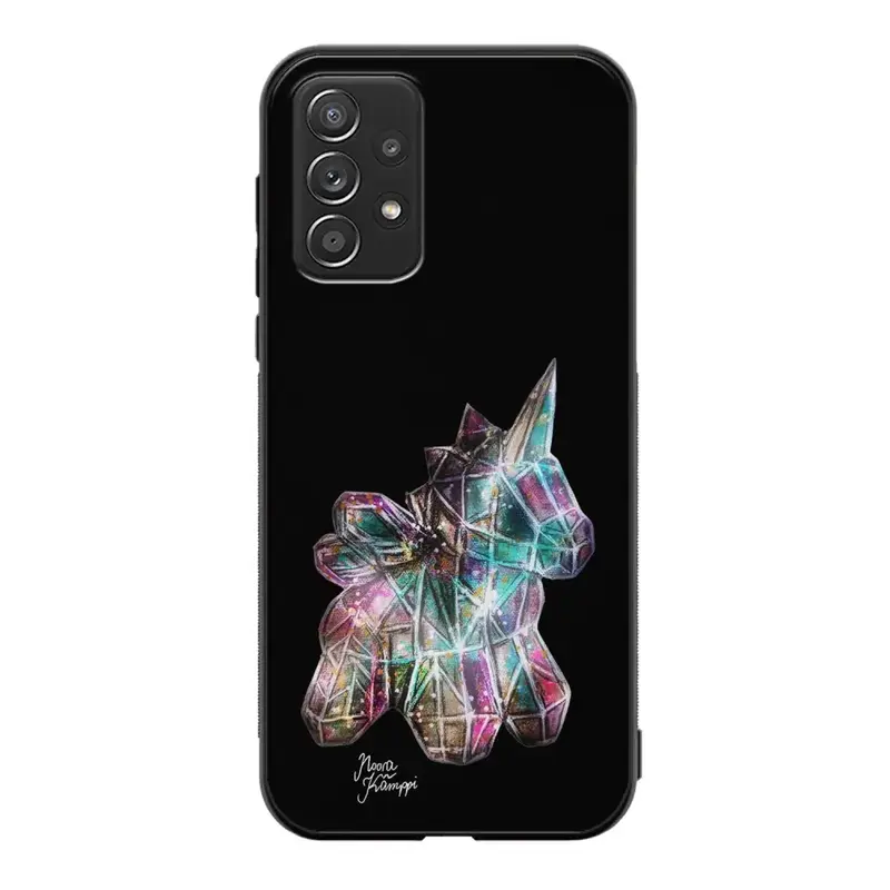 Samsung Galaxy A52 5G unicorn suojakuoret - Musta - Noora Kämppi
