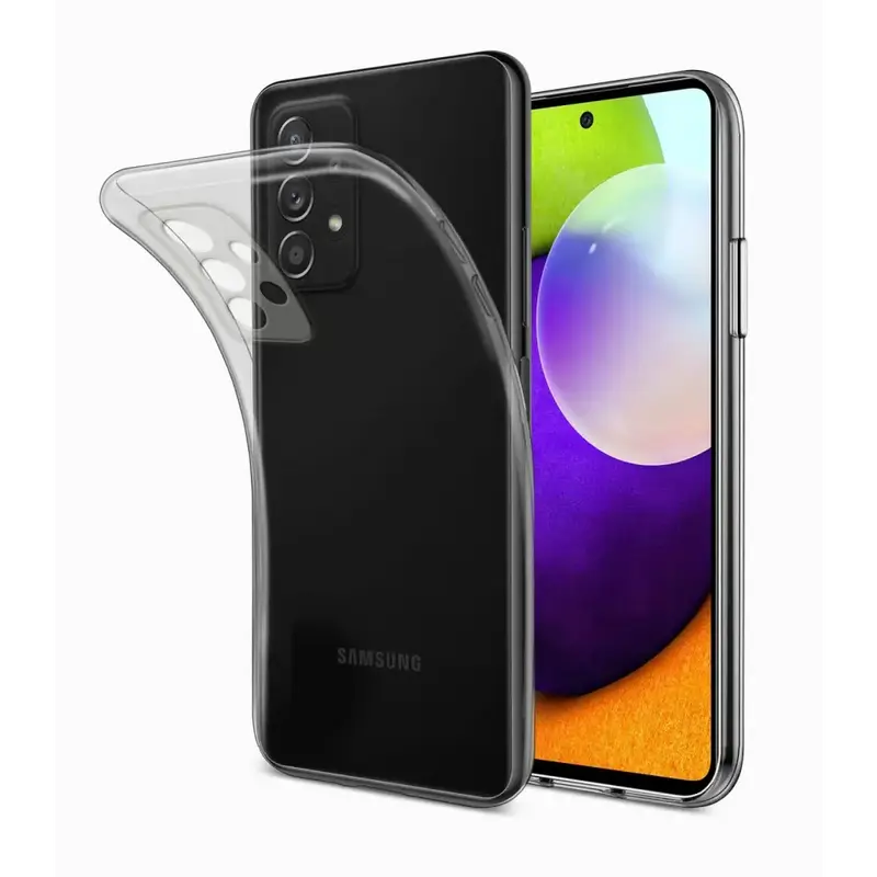 Samsung Galaxy A52 / A52s Silikonikuori Läpinäkyvä