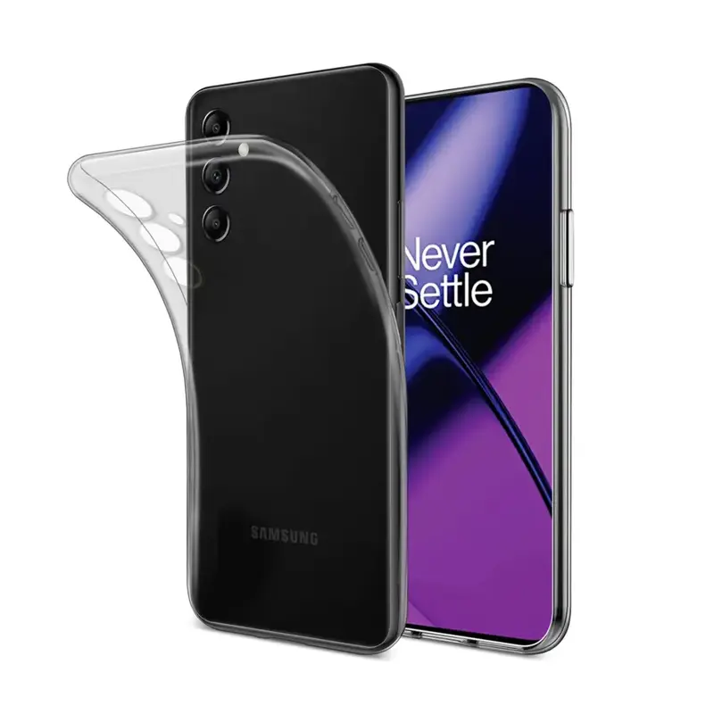 Samsung Galaxy A54 5G Silikonikuori Läpinäkyvä