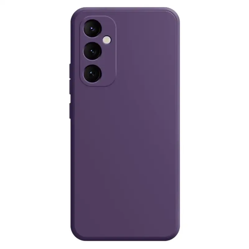 Samsung Galaxy A55 Silikonikuori - Tummanvioletti