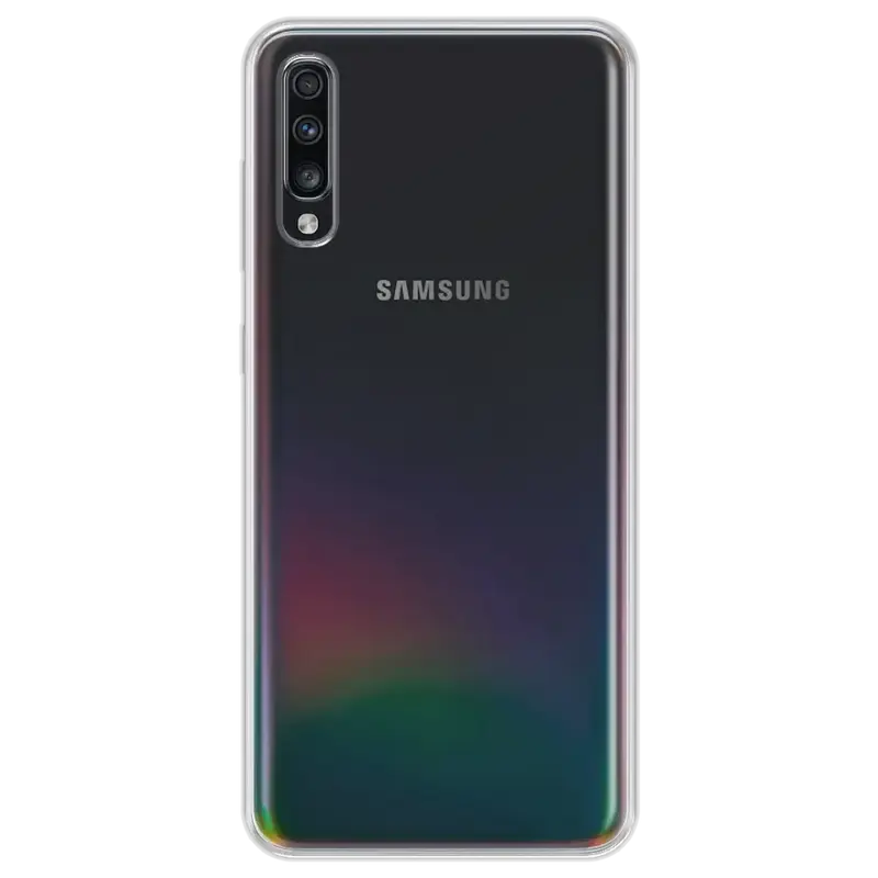 Samsung Galaxy A70 Silikonikuori - Läpinäkyvä