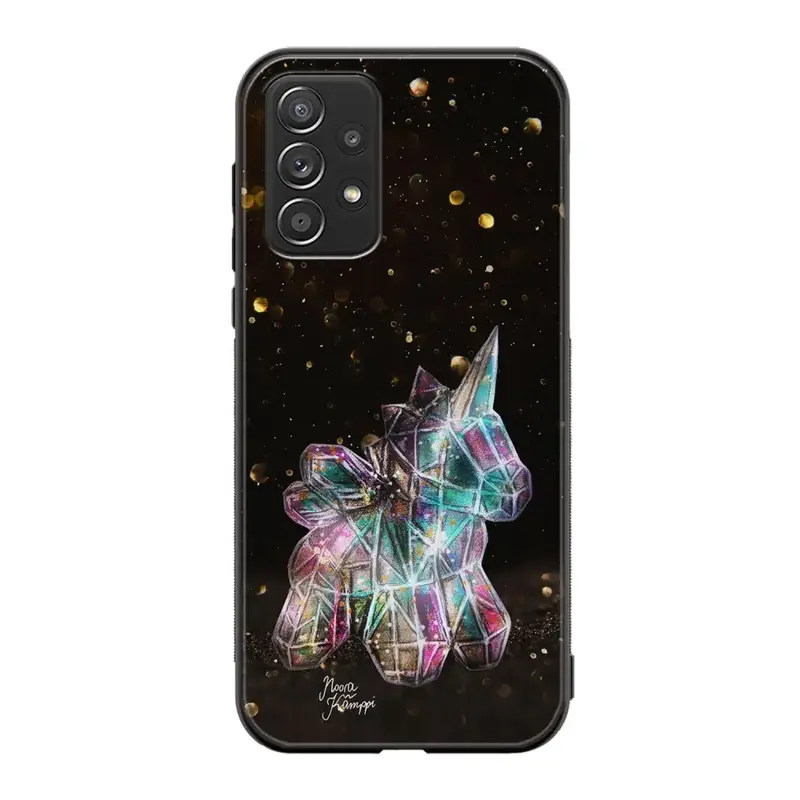 Samsung Galaxy A72 unicorn suojakuoret - Kulta - Noora Kämppi
