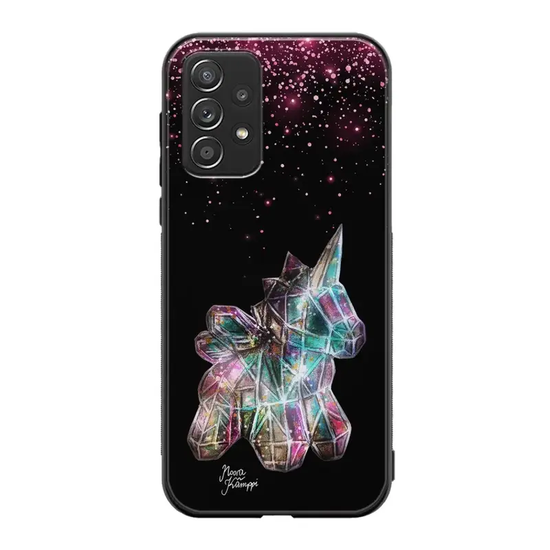Samsung Galaxy A72 unicorn suojakuoret - Pinkki - Noora Kämppi