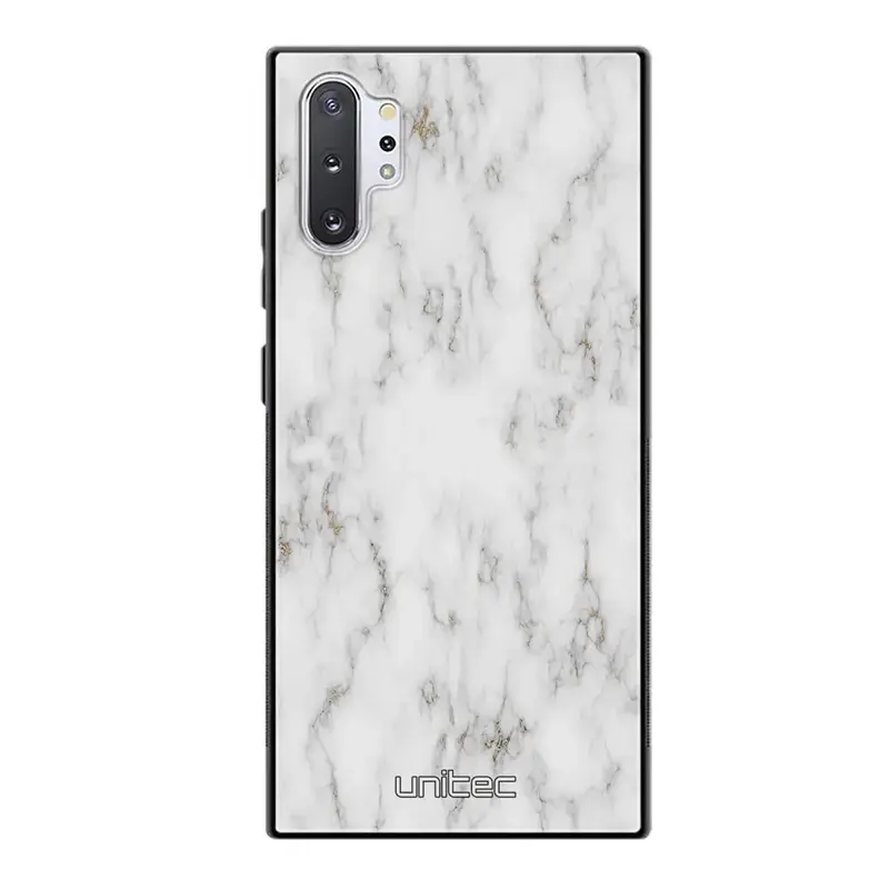 Samsung Galaxy Note 10 Plus marmori suojakuoret - White Marble