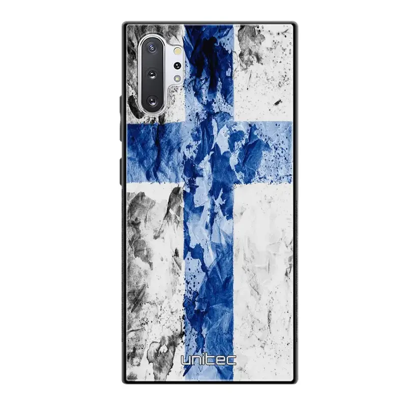Samsung Galaxy Note 10 Plus suojakuoret - Painted Finnish Flag
