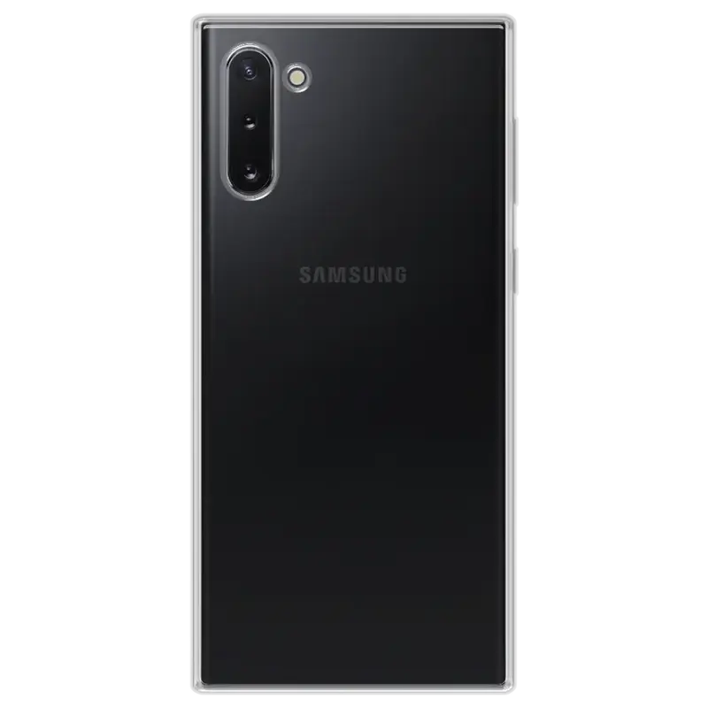 Samsung Galaxy Note 10 Silikonikuori - Läpinäkyvä