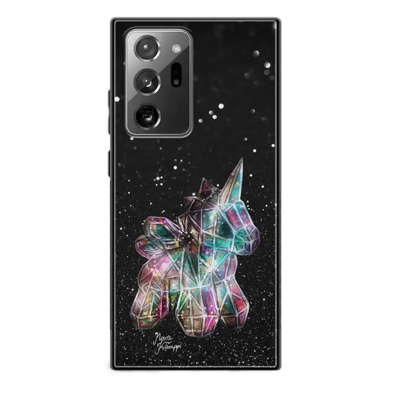 Samsung Galaxy Note 20 Ultra unicorn suojakuoret - Valkoinen - Noora Kämppi