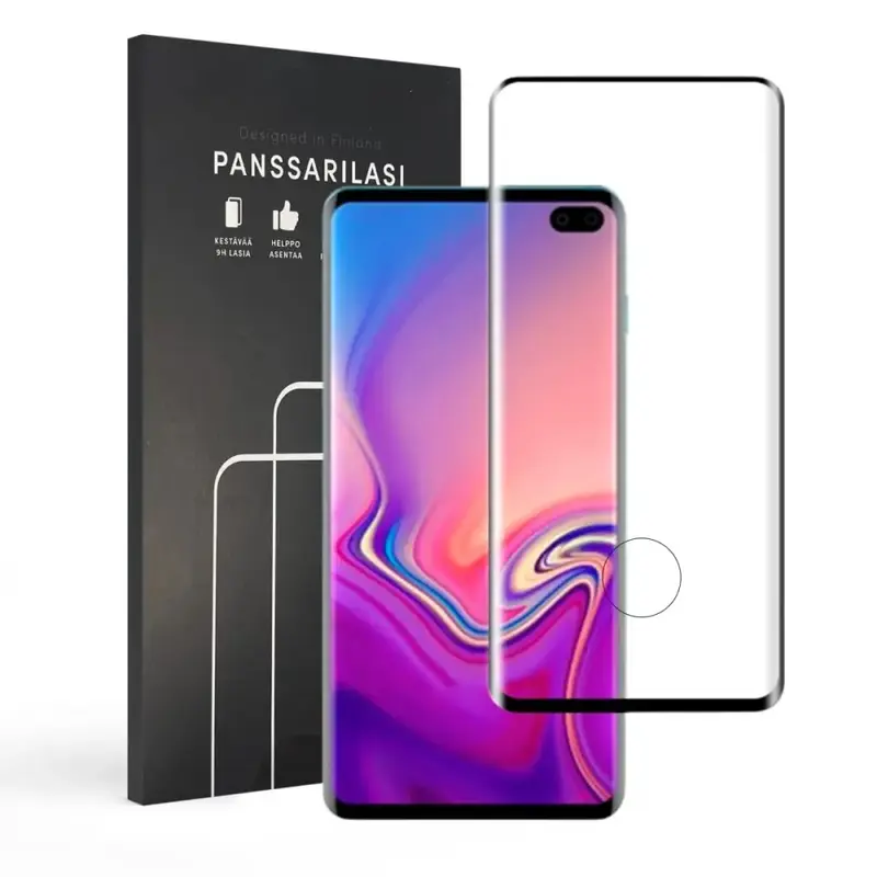 Samsung Galaxy S10 Plus Panssarilasi - Reunakiinnitteinen