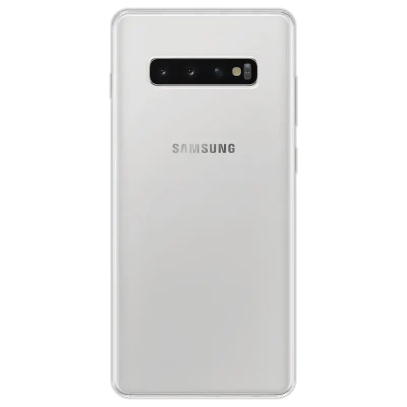 Samsung Galaxy S10 Plus Silikonikuori - Läpinäkyvä