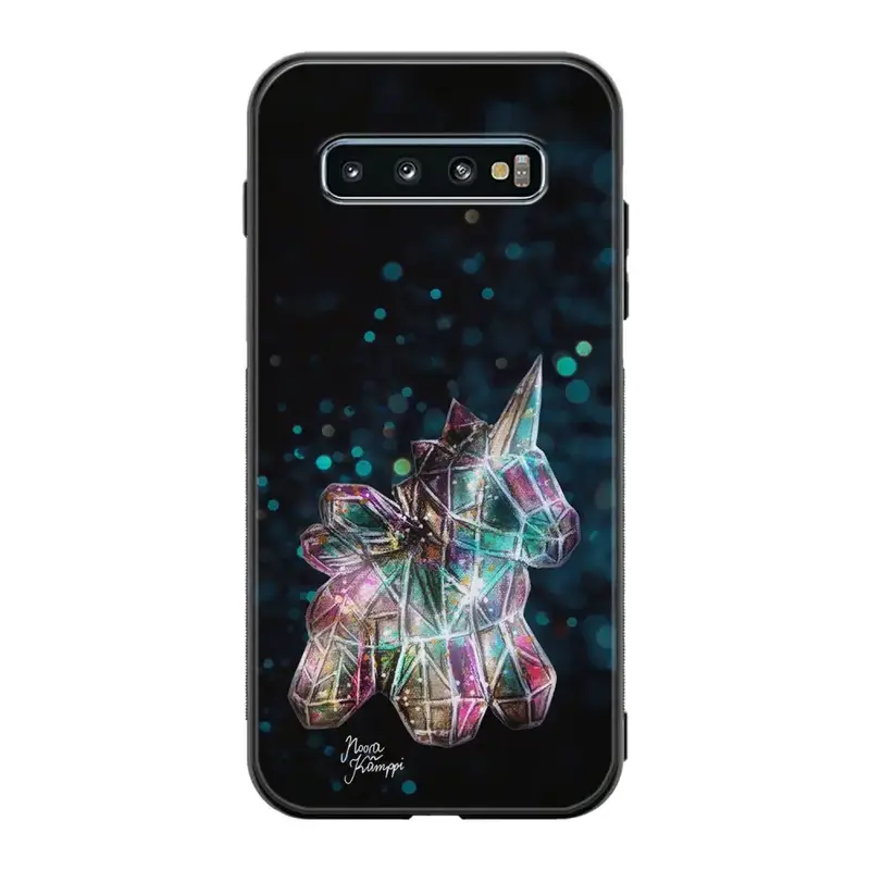 Samsung Galaxy S10 unicorn suojakuoret - Sininen - Noora Kämppi