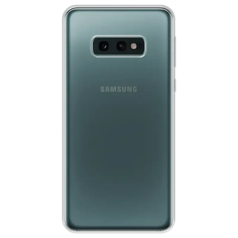Samsung Galaxy S10e Silikonikuori - Läpinäkyvä