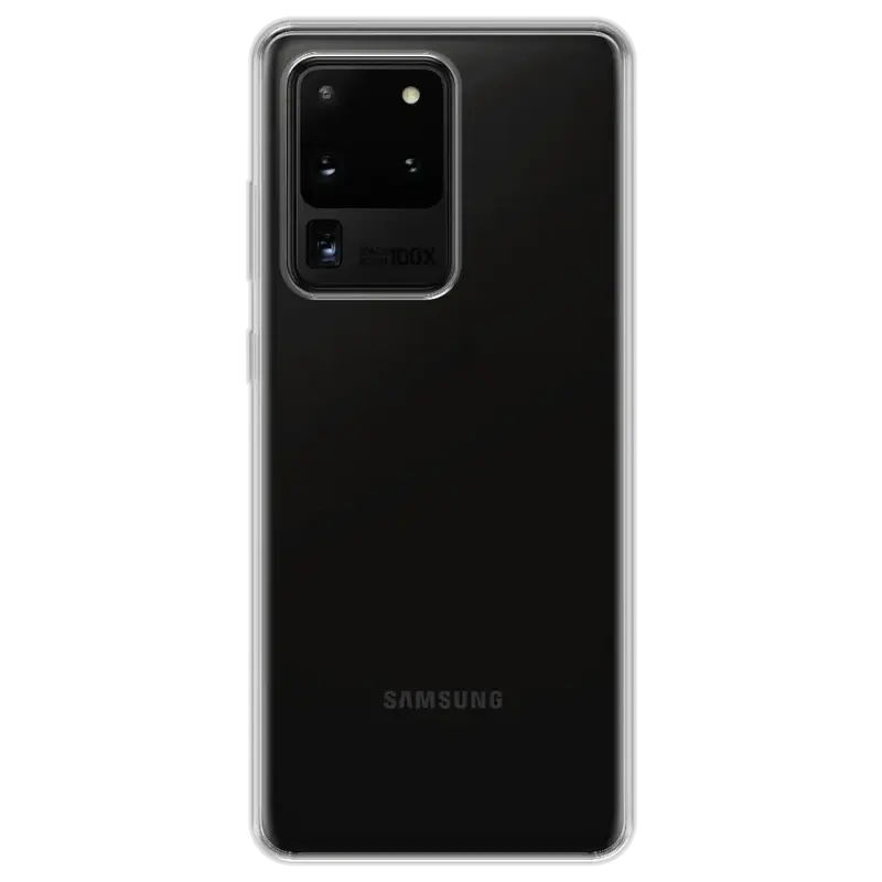 Samsung Galaxy S20 Ultra Silikonikuori - Läpinäkyvä