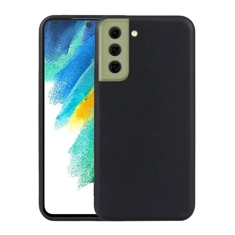 Samsung Galaxy S21 FE 5G Silikonikuori - Musta