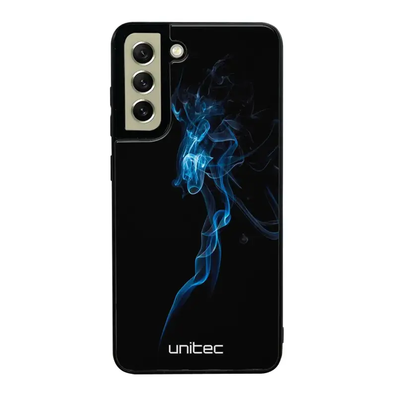 Samsung Galaxy S21 FE suojakuoret - Blue Smoke On Black