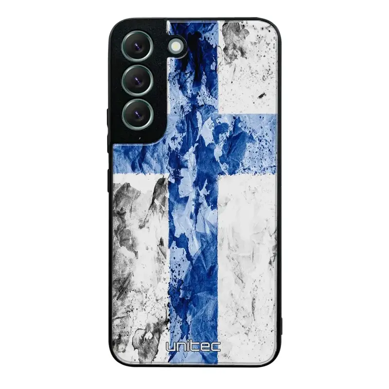 Samsung Galaxy S22 suojakuoret - Painted Finnish Flag