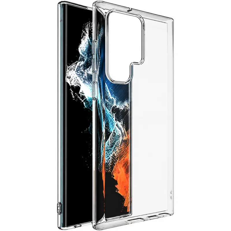 Samsung Galaxy S22 Ultra Silikonikuori - Läpinäkyvä