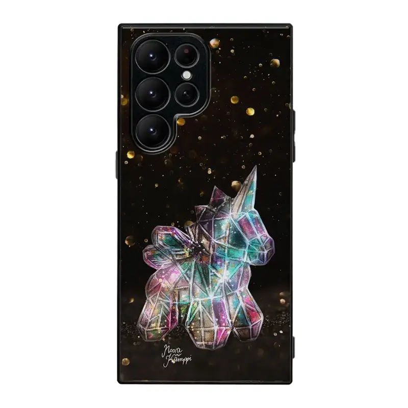 Samsung Galaxy S22 Ultra unicorn suojakuoret - Kulta - Noora Kämppi
