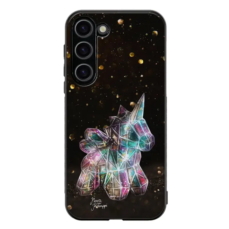 Samsung Galaxy S23 Plus unicorn suojakuoret - Kulta - Noora Kämppi