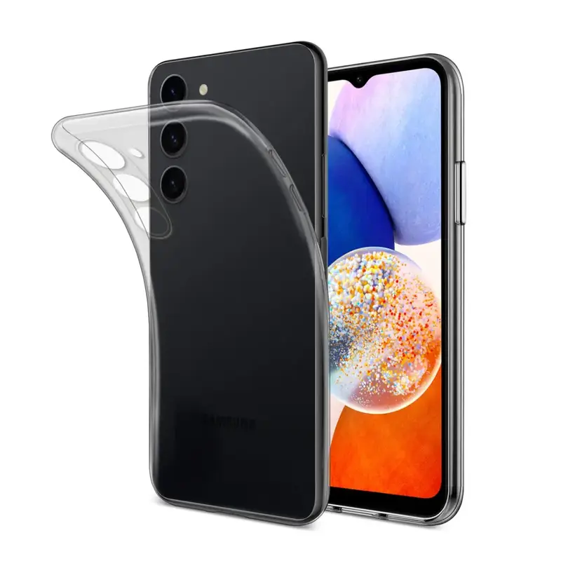 Samsung Galaxy S23 Silikonikuori - Läpinäkyvä