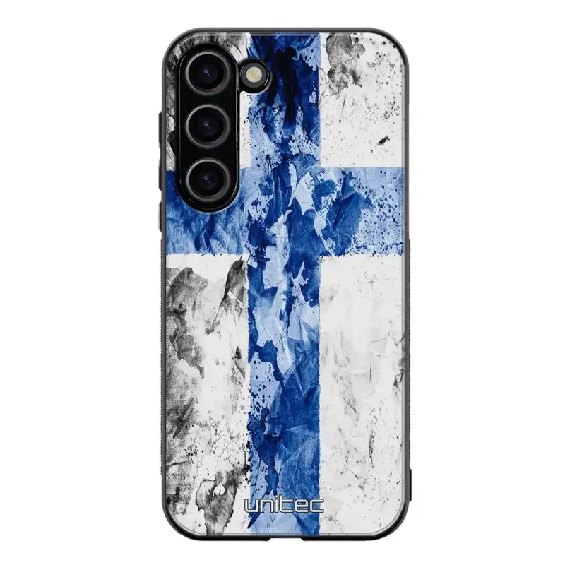Samsung Galaxy S23 suojakuoret - Painted Finnish Flag