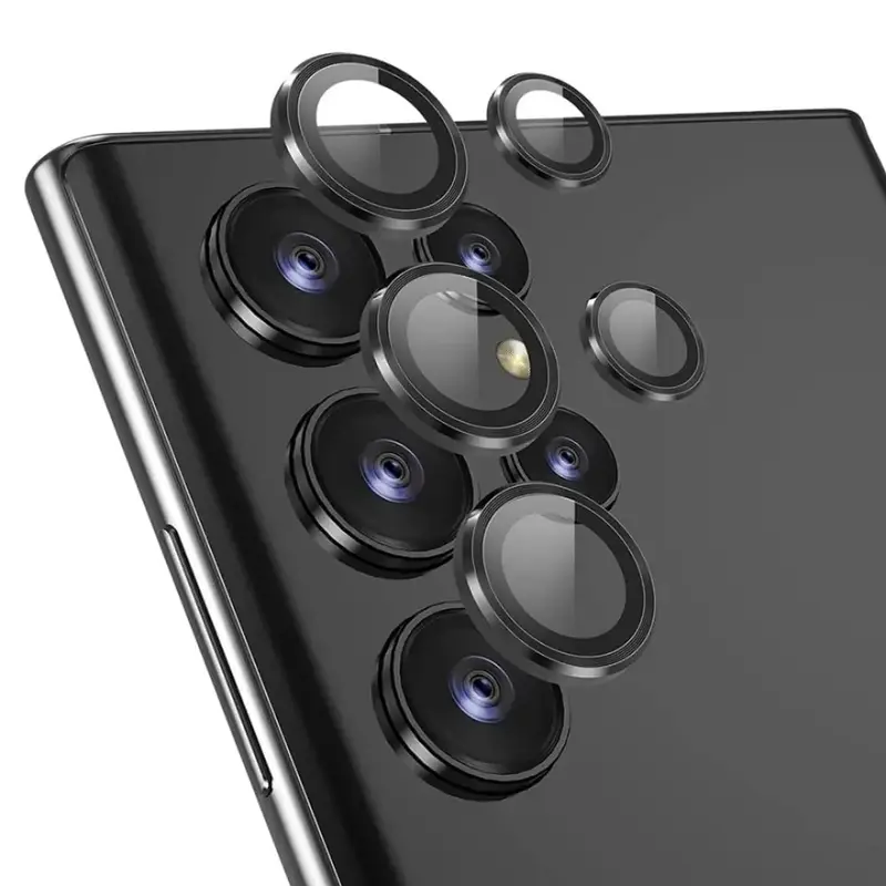 Samsung Galaxy S23 Ultra Kameran panssarilasi Musta
