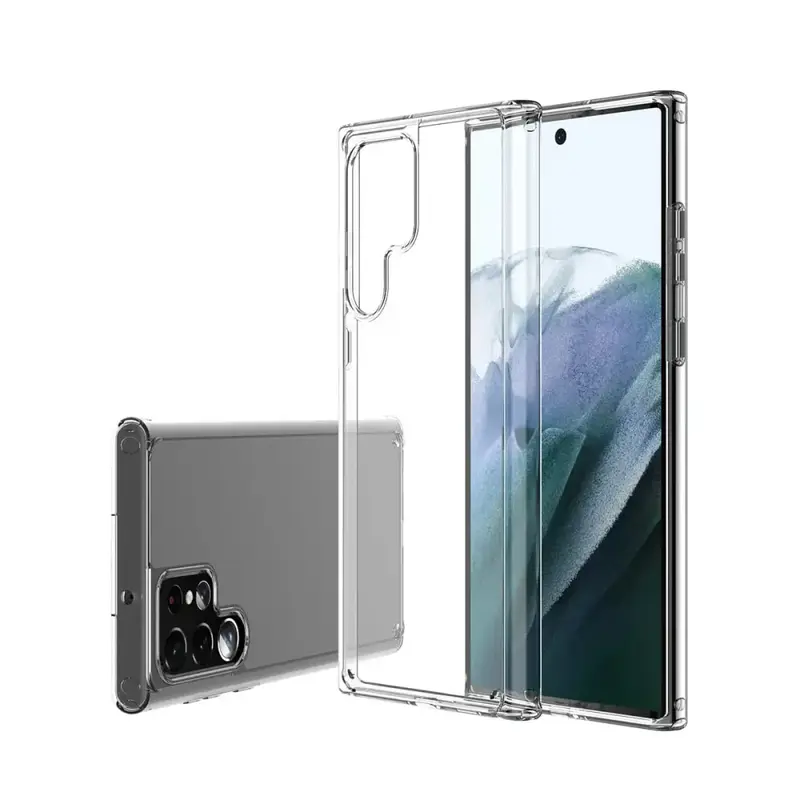 Samsung Galaxy S23 Ultra Silikonikuori - Läpinäkyvä